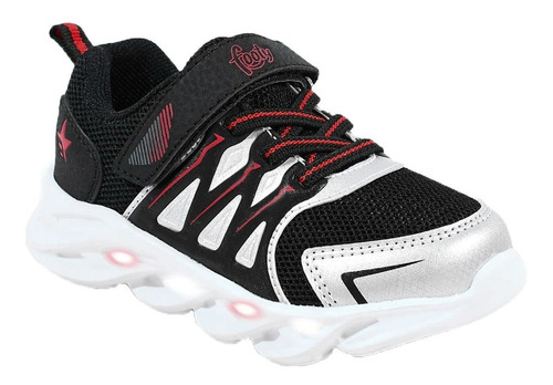 Zapatillas Niños Footy Hi489 New Urbanas Abrojo Luces Led