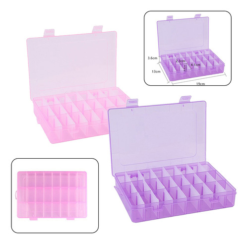 Caja De Almacenamiento Con Diseño Con Cierre, Caja Con Compa