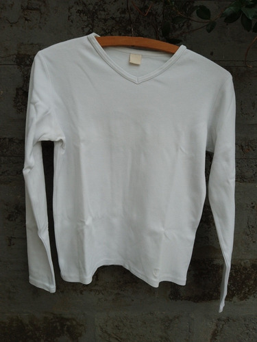 Remera Blanca Marca Chocolate