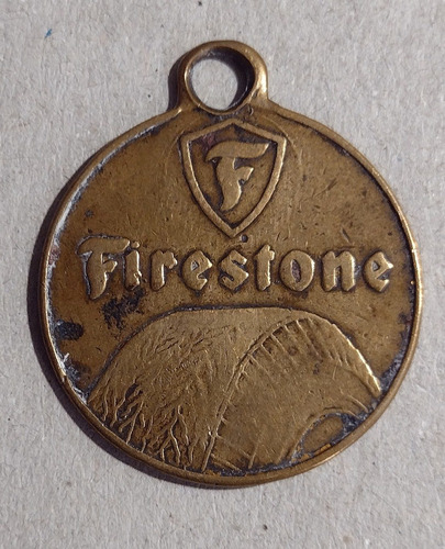 Medalla Publicidad Firestone Olimpiadas De Roma 1960