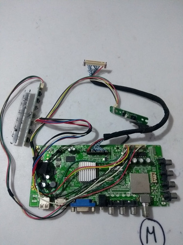 Cv318l L Main Polaroid Ptv2203led Y Botonera Receptor (Usado)