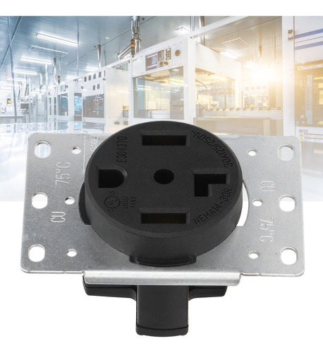 Conector De Alimentación Hembra Con Enchufe Industrial De 4