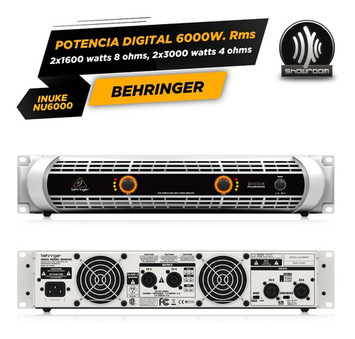 Potencia Behringer Inuke Nu6000 Digital
