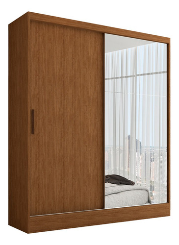 Guarda-roupa Solteiro Istambul 2 Portas Naturale Tx - Pm Cor Marrom