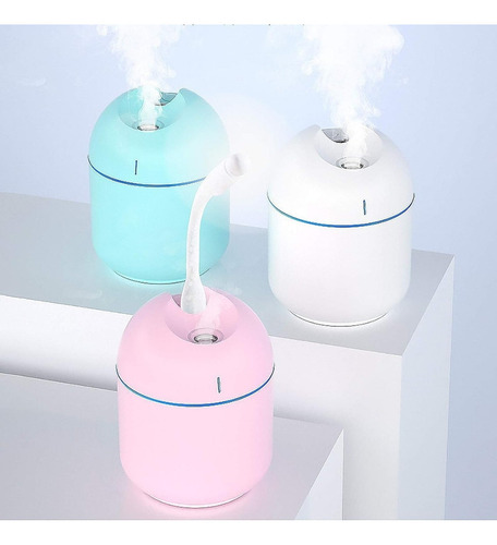 Difusor Aceite Esencial Humidificador Aire Usb Aromaterapia Color Blanco