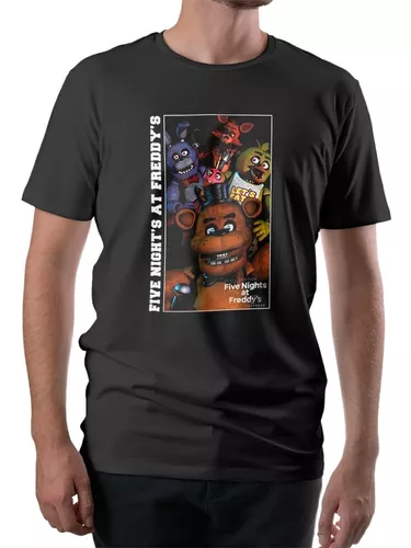 Camiseta Camisa Five Nights At Freddy Fazbear Game Fnaf 442