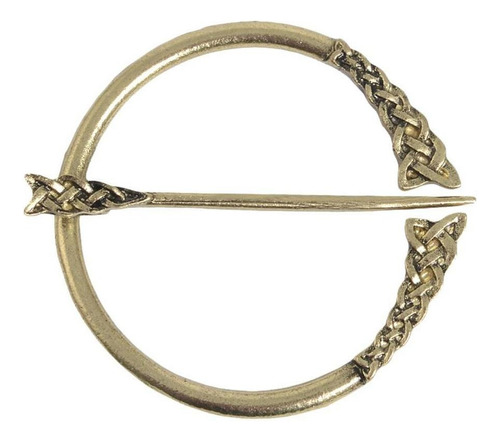 Pin De Capa Penanular Broche Joyería Medieval Bufanda Chal