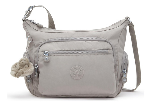 Kipling Bolso Cruzado Gabbie Para Mujer, Gris Gris, Pequeño 