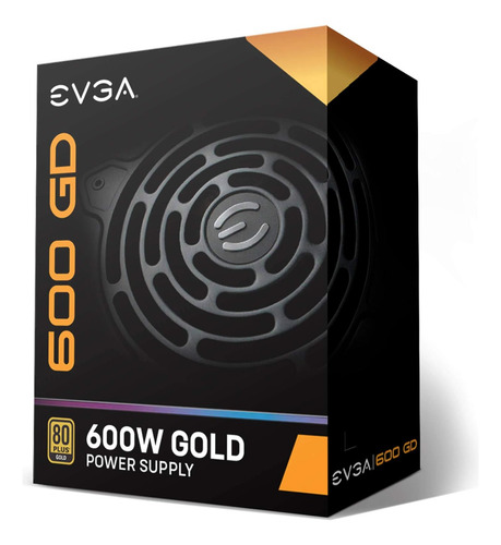 Evga 100-gd-0600-v1, 600 Gd, 80+ Gold 600w, 5 Anos De Gar...