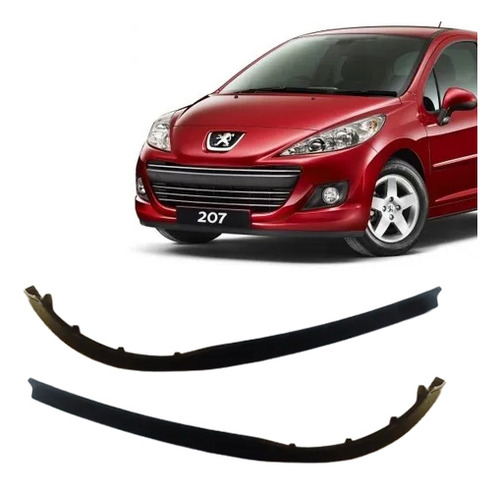 Moldura Deflector Bajo Paragolpe Nacional Peugeot 207 2.0hdi