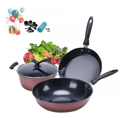 Sartén de acero al carbono de superficie antiadherente wok, palillo,  cocina, sartén, acero png