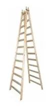 Comprar Escalera Madera Reforzada Linea Pesada 12 Escalones Pintor