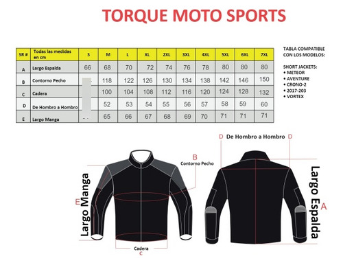 Campera Motociclista C/protecciones Cordura Aventure