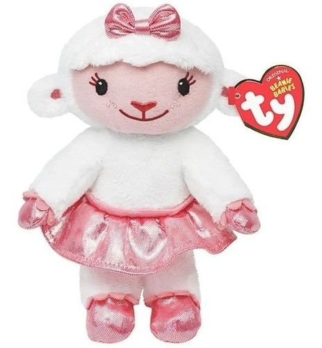 Imagem 1 de 3 de Beanie Babies Pelucia Dra Brinquedos Lambie Ovelha 20cm Ty
