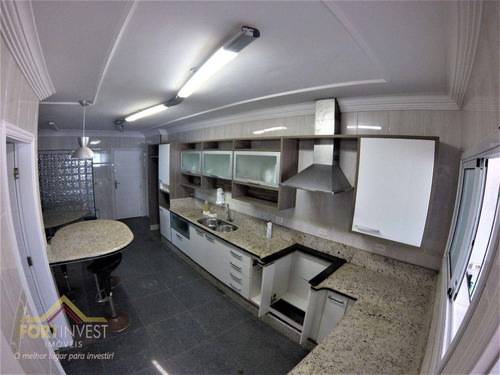 Imagem 5 de 19 de Apartamento Com 3 Dormitórios À Venda, 203 M² Por R$ 2.100.000,00 - Canto Do Forte - Praia Grande/sp - Ap2705