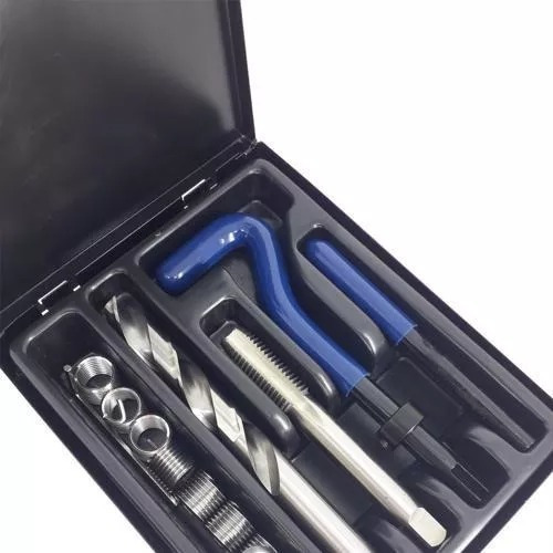 Kit Jogo Reparo Rosca Postiça Inserto M6x 1,00 - Completo