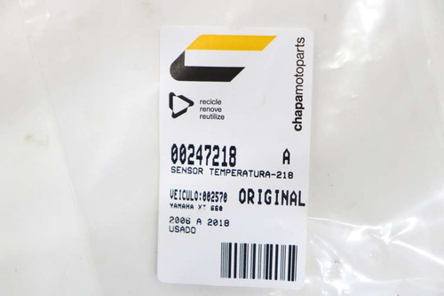 Sensor Temperatura Yamaha Xt 660 06-18 (218) (Usado)
