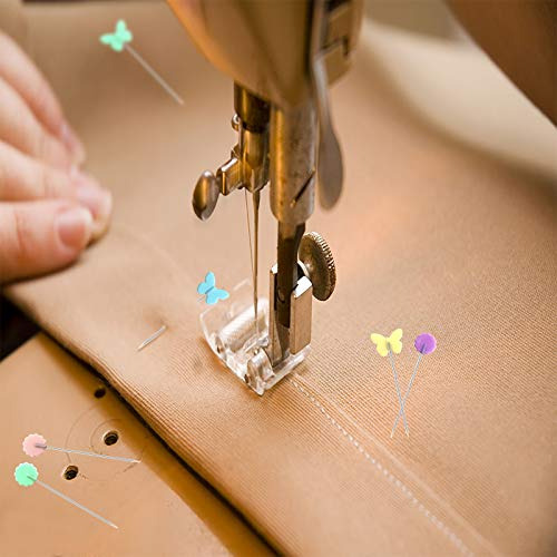 Alfileres De Coser Rectos De Cabeza Plana Con Forma De Marip