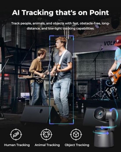Obsbot Tail Air Ndi Streaming Camera 4k, Cámara Ptz De Segui