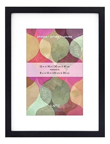 Mcs 12x16 Art Frame Pulgadas Con 8x12 Pulgadas Mat Aper