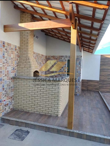 Imagem 6 de 14 de Casa De 2 Quartos, Área Gourmet E Piscina Em Unamar 122.jmc