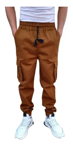 Jogger hombre caqui sale