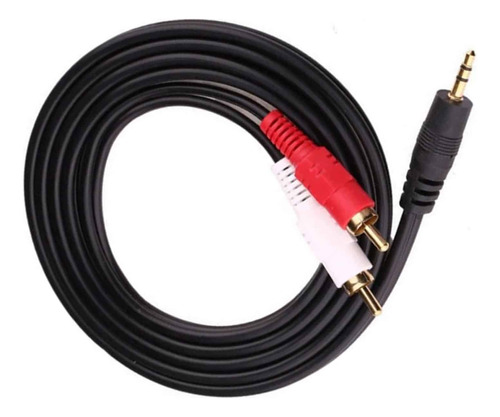 Cable Audio Plug 3.5mm A Rca 3mts