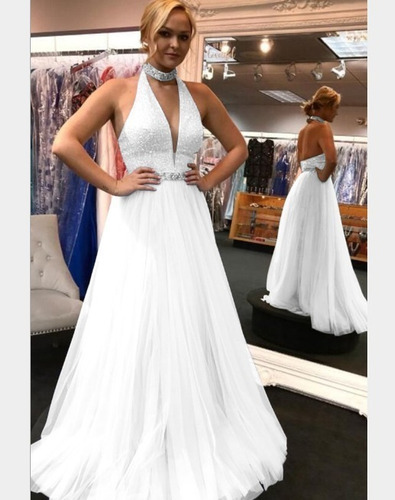 Vestido De Novia- Fiesta Hermosa Importada ! Blanco Sp05