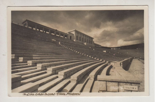 Antigua Postal Estadio Nacional Lisboa Tribuna Presidencial