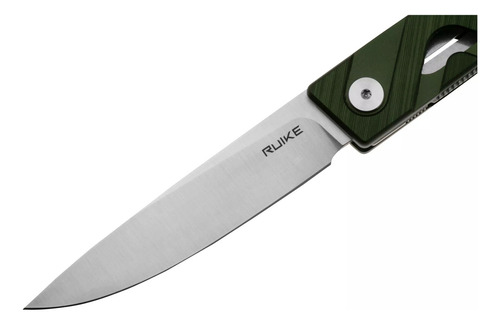 Navaja Ruike P878-ag 8,7cm Linerlock Acero Dureza 57-59hrc Color Verde