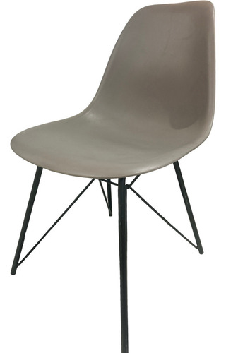 Silla Eames Metal Leg New Design Outlet Estructura De La Silla Negro Asiento Visón