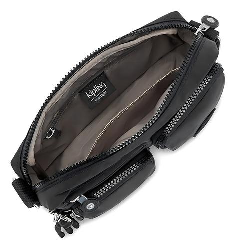 Bolsa Kipling Albena Black Noir Cor Preto Tamanho Único