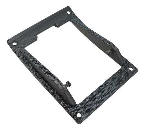 Kit Moldura Adaptador Captador Fishman P/ Violão Yamaha Apx Cor Preto