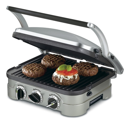 Asador Eléctrico 5 En 1 Cuisinart Gr-4n Control Temperatura