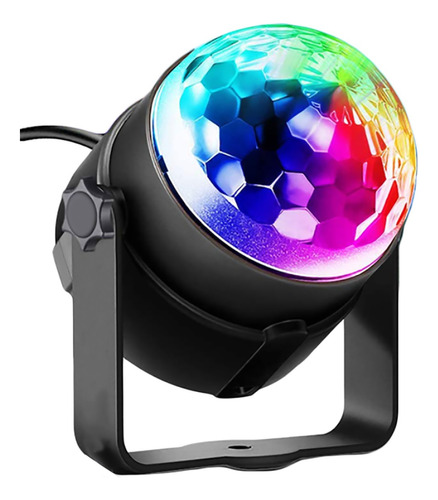 Lampara Proyector Reflector Giratorio Luz Led Multicolor Usb