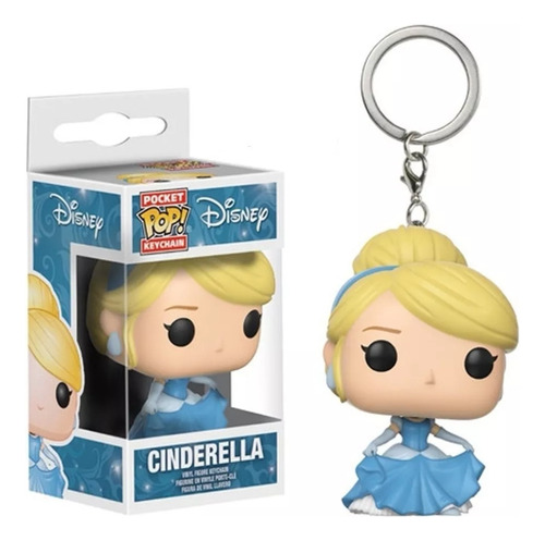 Llavero Mini Funko Pop De Cenicienta Princesas Disney 