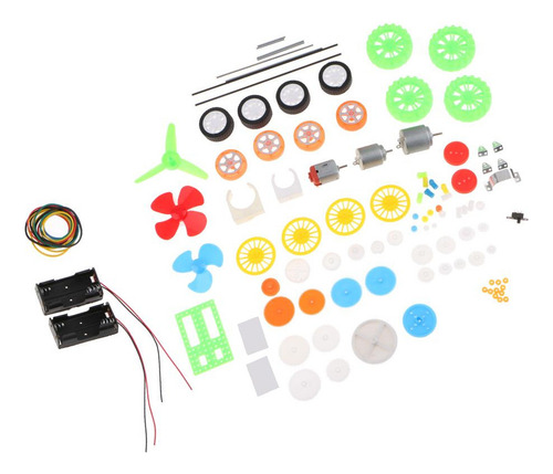 * Kits De Engranajes De Plástico Polea Eje Robot Motor