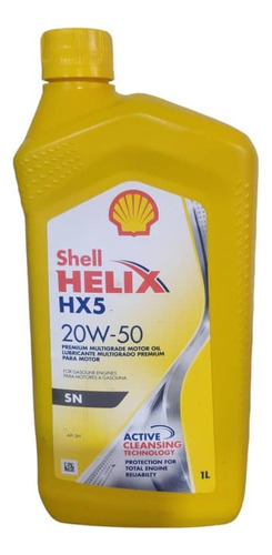 Aceite Shell 20w-50 Mineral 