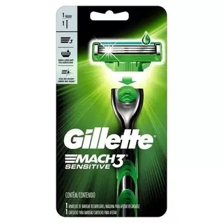 Afeitadora Gillette Mach 3 Sensitive Con Banda Lubricante