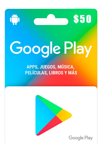 Tarjeta Google Play 50