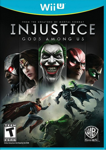 Injustice Gods Amung Us - Wb Games - Wii U - Pinky Games 