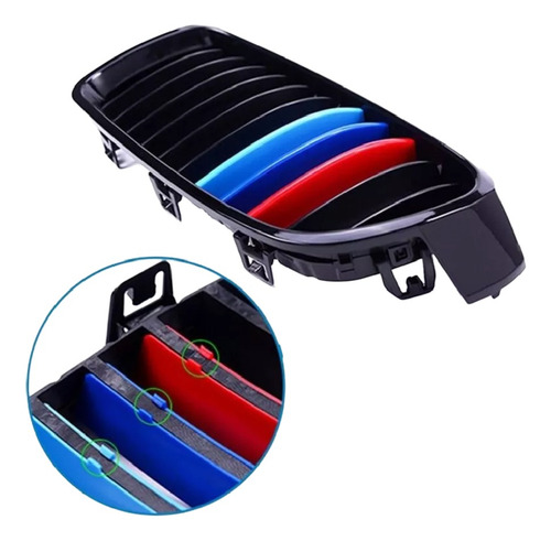 Rejilla Delantera De Trim Tiras Para Bmw E46 E90 E60 E39 E36