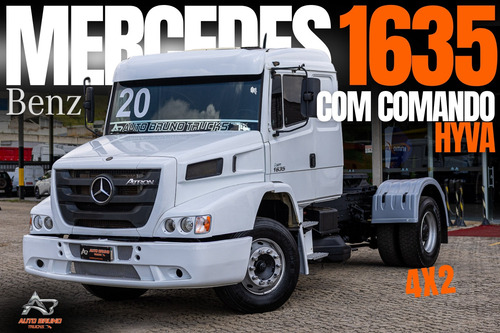 Mb Atron 1635 4x2 Muito Nova Baixa Km Com Comando Hidráulico