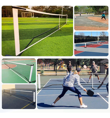 22 Pies Pickleball Net Entrenamiento Accesorios De Fácil