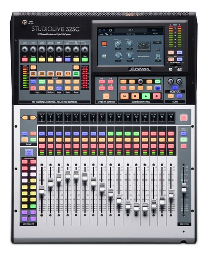 Mesa de sonido Presonus Studiolive 32sc con mezclador digital, 32 canales Bivolt