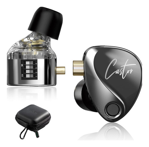 In Ears Kz Castor Sin Micro Improved Bass + Estuche