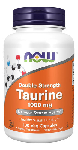 Suplemento Now Foods taurine Doble - Unidad a $1039