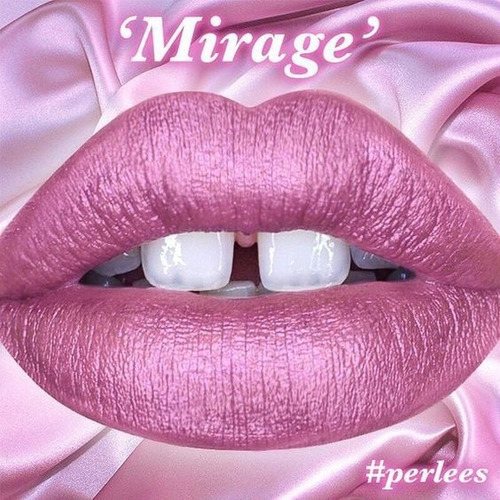 Lime Crime Perlees Lipstick Mirage Labial Mate Metálico
