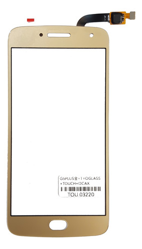 Glass + Oca + Touch Para Motorola G5 Plus Xt1680 100% Oem Dorado