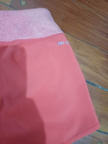 Short Nike Deportivo Dryfit Naranja T S Pantalón Corto (Usado)